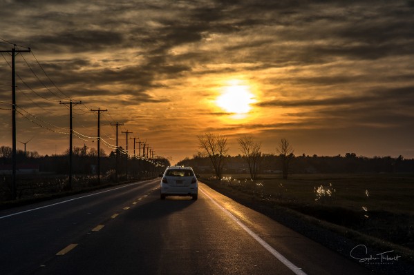 On the road Print